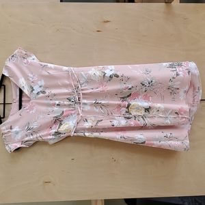 Loft Outlet Dress Pink Floral